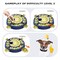 KADTC 3-in-1 Interactive Puzzle Feeder Dog Toy, Brain Stimulating Enrichment Game 13.31" x 13.31" x 2.52"